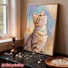 5D Pearl Kit Elegant Cat Design DIY Enamel Ornaments for Home Wall Decoration Stress Relief Handmade Gift Frameless