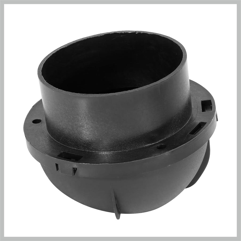 Duto de Aquecedor de Carro Auto 75mm Saída de Ventilação de Ar Quente Rotativo 360 Graus Peças de Reposição Pretas para Carro