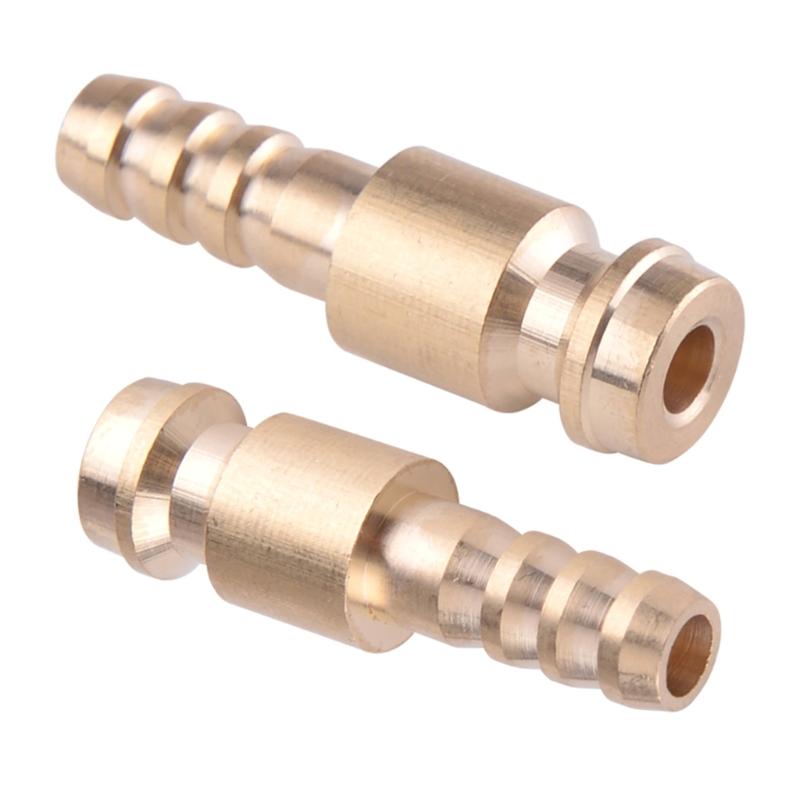 

2Pcs 6mm Gold Dia. Gas & Water Male Adapter Quick Connector Replacement Fit for TIG Welding Torch Intake 1