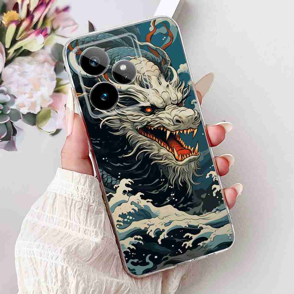 For Realme GT 7 5G 2025 RMX5061 Case Cute Girl New Flowers Soft Silicone TPU Cover For Realme GT7 GT 7T 5G Global Phone Cases