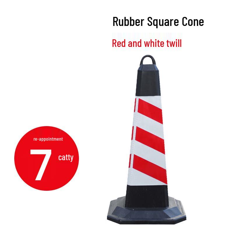 YEXIZE Anti-Collision Reflective Rubber Traffic Cones