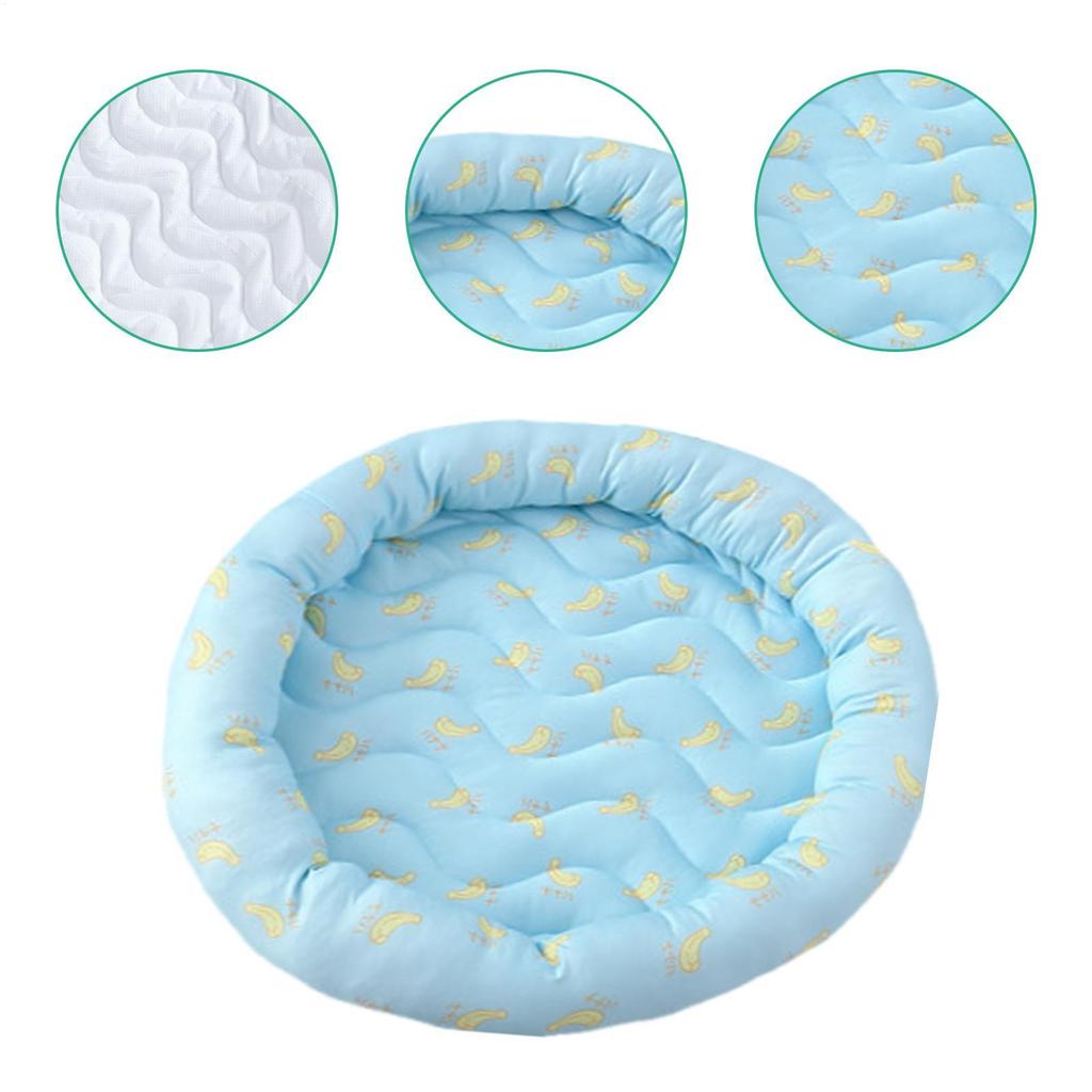 Round Pet Cooling Mat Summer Pet Cooling Pad Cat cooling mat dog mat ice silk cool pet mat Pet Supplies for Hot Weather