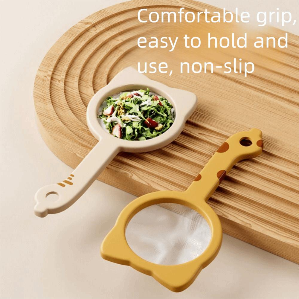 120 Mesh Kitchen Oil Funnel with Filter 2 In 1 Juice Strainer Portable Mesh Flour Sieve  Yogurt