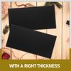Black Plastic Sheet Compact Size Perfect Thickness for DIY Craft Plastic Panels Versatile Crafting Sheet for Models Parts