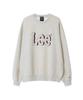 LEE Shadow Embroidery Logo Sweatshirt Oatmeal