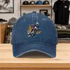 1pc New Offroad Motorcycle Washed Baseball Cap Premium Allmatch Outdoor Accessory Unisex Dad Hat Fashionable Trendy Classic