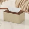 Einfache Leder-Taschentuchboxen Minimalistischer Moderner Papierorganisator Multifunktionaler Nordischer Luxus-Serviettenhalter Kommerzielle Hotels
