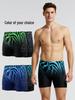 Men's Quick-Dry Anti-Embarrassment Swim Trunks: Breathable, Loose-Fit Boxer Shorts for Boys – Ideal for Beach, Pool, or Hot Springs