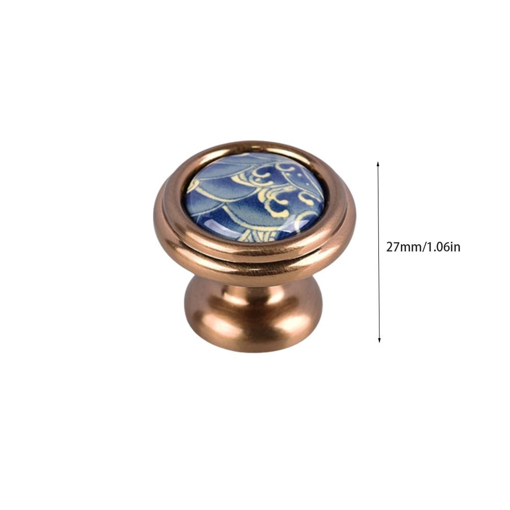 2pcs Contemporary Luxury Handles High-end American-style Handles European Ceramic Knobs  Cabinets