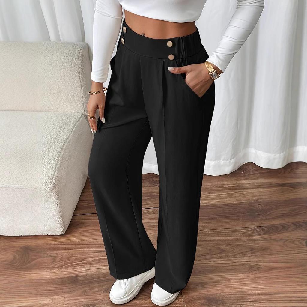 2025 Women's High Waist Slimming Casual Pants for Summer