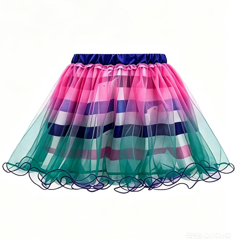 Cartoon Cat Striped Suit Girls Gaby Cosplay Costume Top+Skirt+Bag+Glasses+Hairband Children Perform Clothing Halloween Carnival