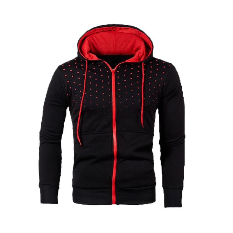 

Осенне-зимний мужской повседневный кардиган с капюшоном, молодежная мужская куртка с 3D-принтом 3XL