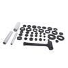 37PCS Seal Bearing Installation Kit Impact Resistant Nylon Metal Structure Oil Seal Installer Tool with Storage Box