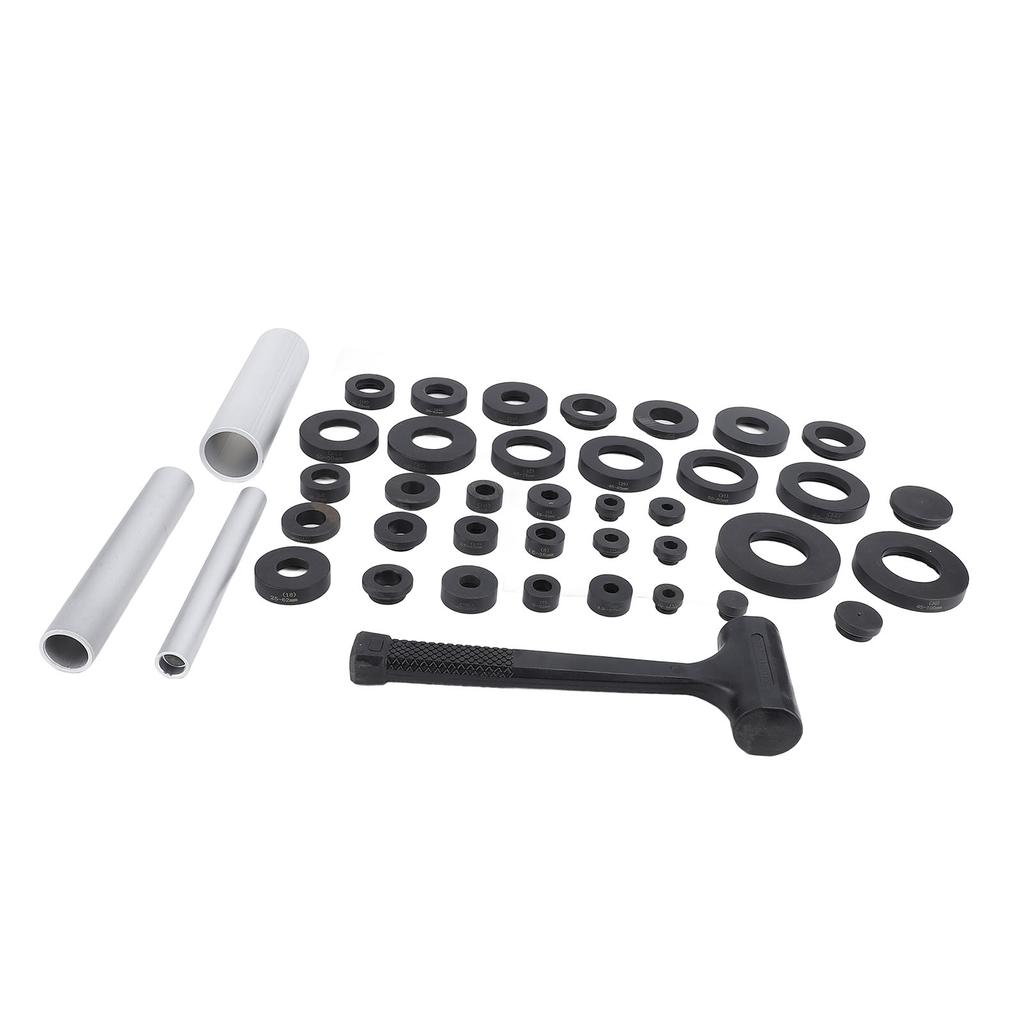 37PCS Seal Bearing Installation Kit Impact Resistant Nylon Metal Structure Oil Seal Installer Tool with Storage Box