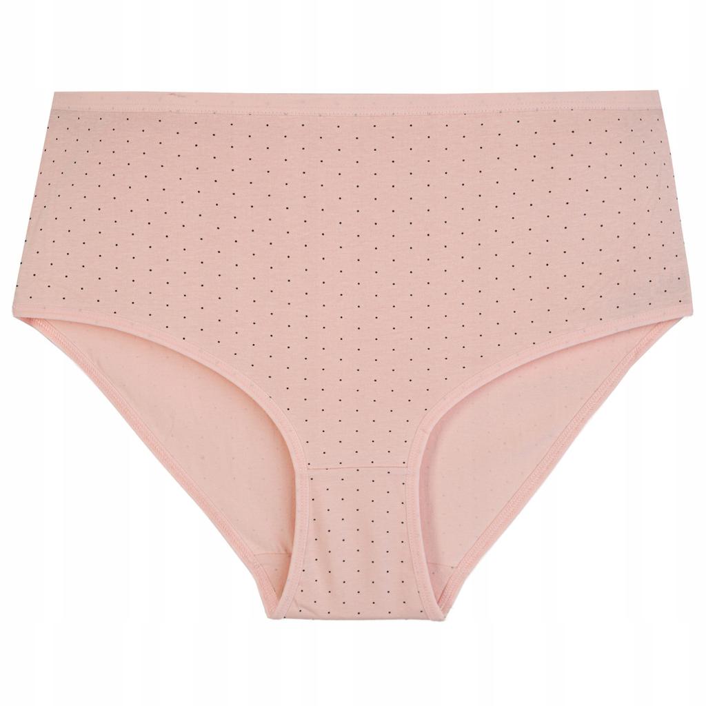 3X Women' Maxi Bikini Cotton Panties with Polka Dots Multicolor Moraj 3XL Mix Color