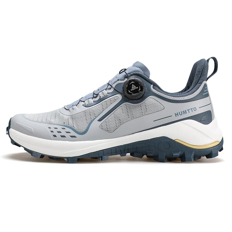 HUMTTO Breathable Men's Sneakers Luxury Designer Trail Shoes for Men Anti-slip Sports Hiking Boots Man Outdoor Trekking Sneaker