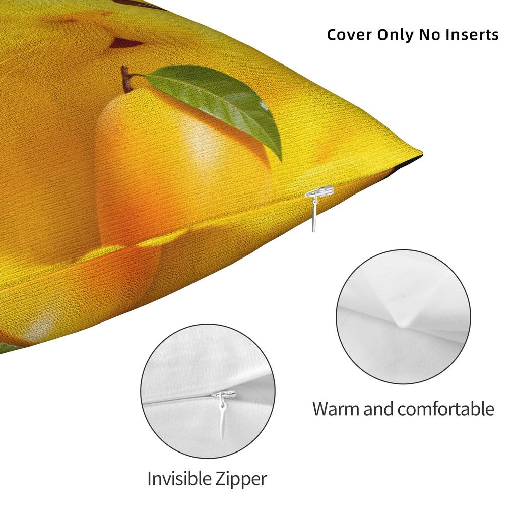 Pillow Cover Yellow Aliens Mango Cat Fashion Pillow Case For Sofa Home Decoration Pillowcases