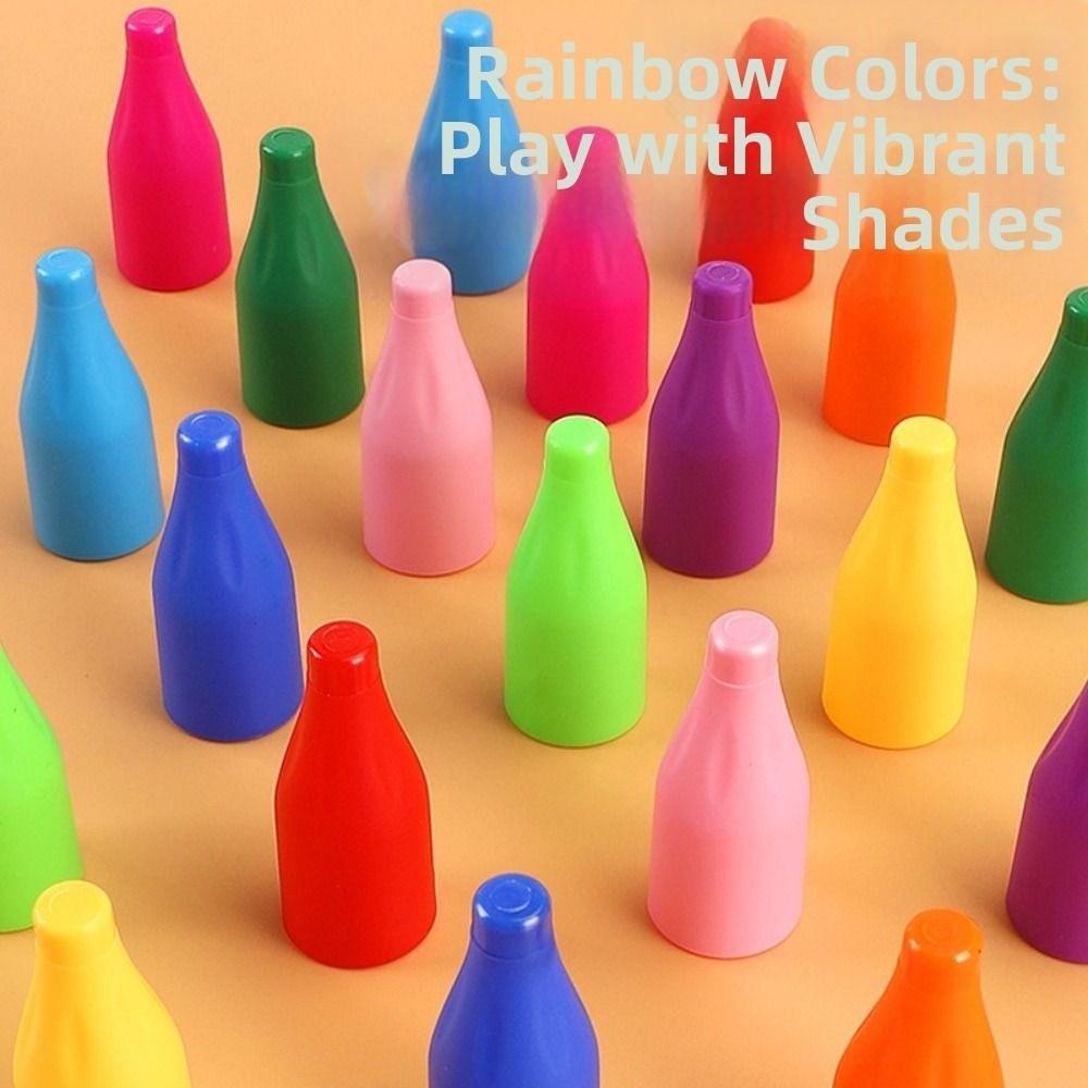 2Set Interactive Bottle Matching Game Creative Color Matching Sensory Game  Boys Girls