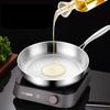 316 Stainless Steel Deep Fryer Non Stick Frying Pan Cooking Steak Kitchen Cookware Gas Stove Induction Cooker Universal Milk Pot