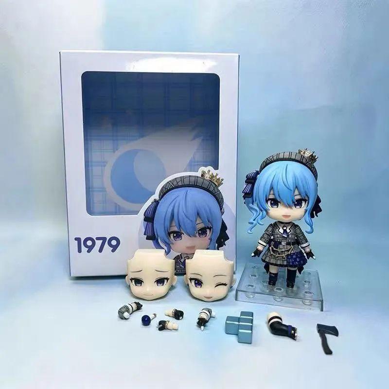 10Cm #1979 Hoshimachi Suisei Anime Girl Figure Vtuber #2741 Usada Pekora Action Figure Desk Decor Collection Model Doll Toy Gift