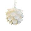 1PC Hanging Ornament DIY Christmas Ball Party Supplies Xmas Tree Decorations 2026 New Year White Petal Christmas Ornament Foam