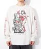 QT8 GARMENTS Rg Kiss & Risk Washed Long Sleeve (Ecru)