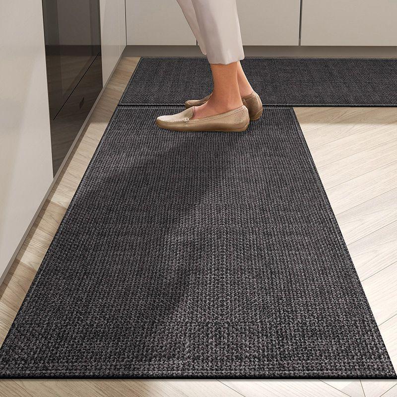 Thicken Belgian Velvet Kitchen Floor Mat Kitchen Carpet Foot Mats Long Area Rugs Carpet for Living Room Absorbent Foot Mats Bedroom Door Mat