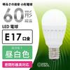 OHM Electric LED Light Bulb, Small, E17 Base, Equivalent to 60W, Daylight White, LDA6N-G-E17 IS51 06-4478