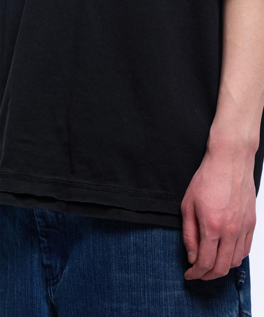 Aleseueseussi Rivet Pocket Washing T-Shirt - Black