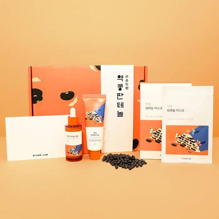 

[НАБОР]_ Увлажняющий набор Yakkong с пантенолом из 3 предметов (Ампула + Крем + 10 Масок)