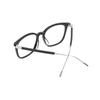 Gucci Classic Ultra-lightweight Sheet Metal Black Frame Square Optical Frame Men's Style