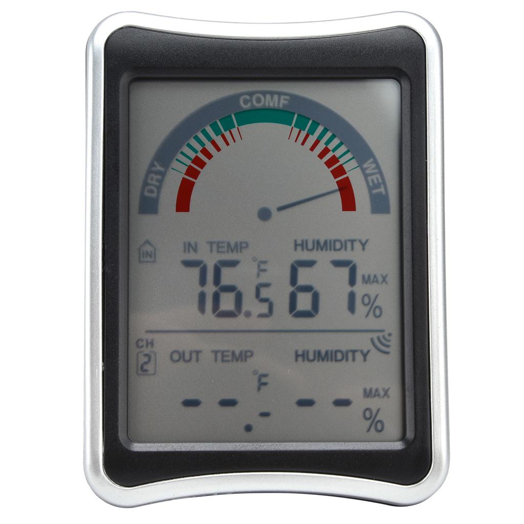 Wireless Digital Thermometer Hygrometer Indoor Temperature Humidity Meter 50 Celsius 70 Celsius  20percent 99percent RH