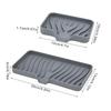 New Silicone Faucet Mat Kitchen Sink Tray Soap Dispenser Sponge Drain Pad Sink SplashDrying Mat Countertop Storage Tray SoapTray