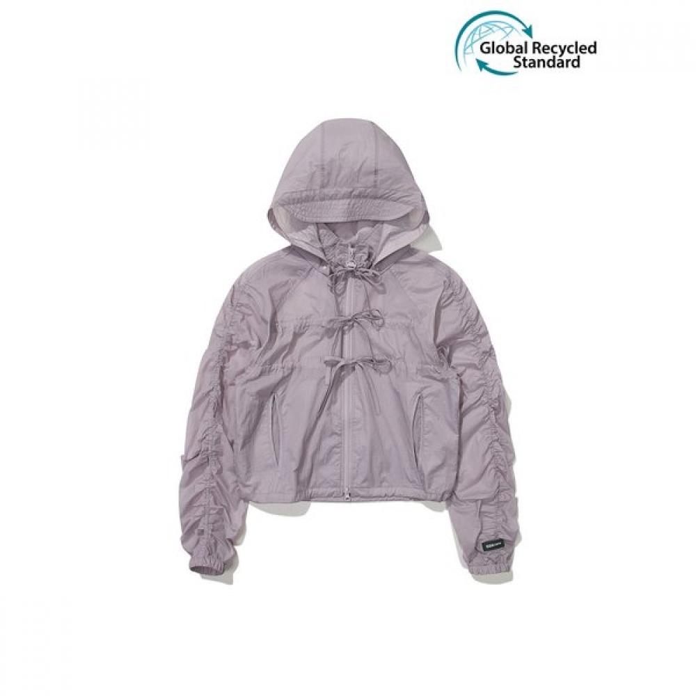 Bbc Earth Women Shearling String Crop Jacket IVORY/90