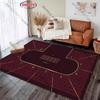 Funny Texas Poker Theme Carpet Rug for Living Rooms Bedrooms, Office Areas, Large Area Non-Slip Decoration Mat Gift for Friends