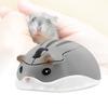 Wireless Mouse, 2.4GHz, Stylish Hamster Shape, Cute Animal Design, Quiet, Lightweight, Optical, Character Mouse, Suitable for Women and Children,