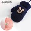 Buffydeer Stickad Åldrar med Söta Vinterhandskar för Flickor och och Perfekt för Lek i och Förskolebarns Vantar, Unisex, 3-6, Dragsko,