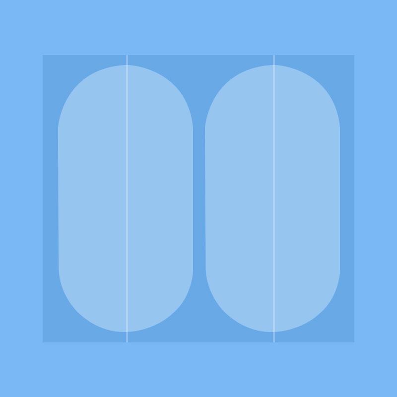 Double Oval Invisible Seamless Gel Concealer Patch