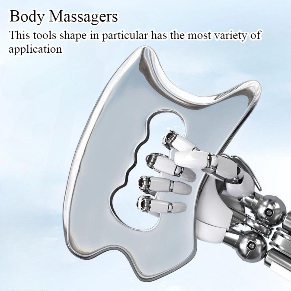 Stainless Steel Massage Scraper Tool Derma Edge Massage ToolsGua Sha Scraping Tool for Physical Therapy Muscle Scraper Tools