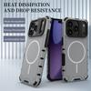 Anti-slip Bumper Armor for Magsafe Magnetic Phone Case for IPhone 15 14 13 12 11 17 Pro Max 17 Air 16 Plus Shockproof Cover