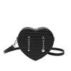 Pu Heartshaped Crossbody Bag With Crocodile Pattern For Daily Use
