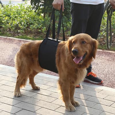 4 Sizes Black Dog Lift And Assist Support Rehabilitation Harness With Handle For Canines Aid