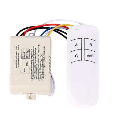 Sagit 3 Way ON / OFF 220V Бездротовий приймач Лампа Світло РЧ Пульт дистанційного керування Нове