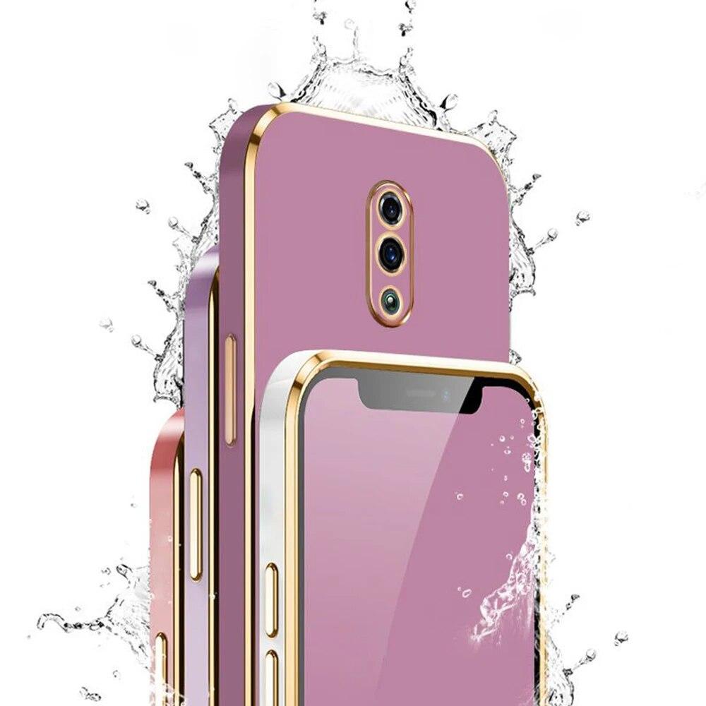 For Oppo Reno Case Camera Lens Protection For Oppo Reno Phone Case CPH1917 Cover Reno 6.4" Hard Matte Transparent Shockproof