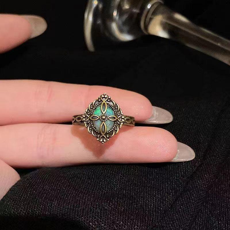 

Butterfly Sunflower Open Ring - Women s Small-Scale Retro Fashion Ring for Index Finger - Unique Finger Ring Atlantis