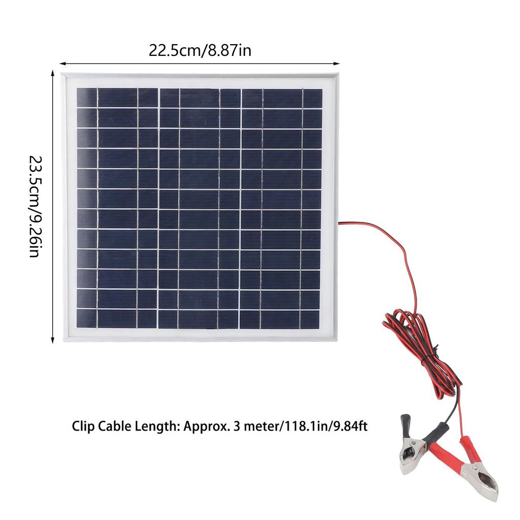 Efficient 20W Portables Solar Chargers for 12V Battery Backups Power Supply High Efficiency Photovoltaic Panel