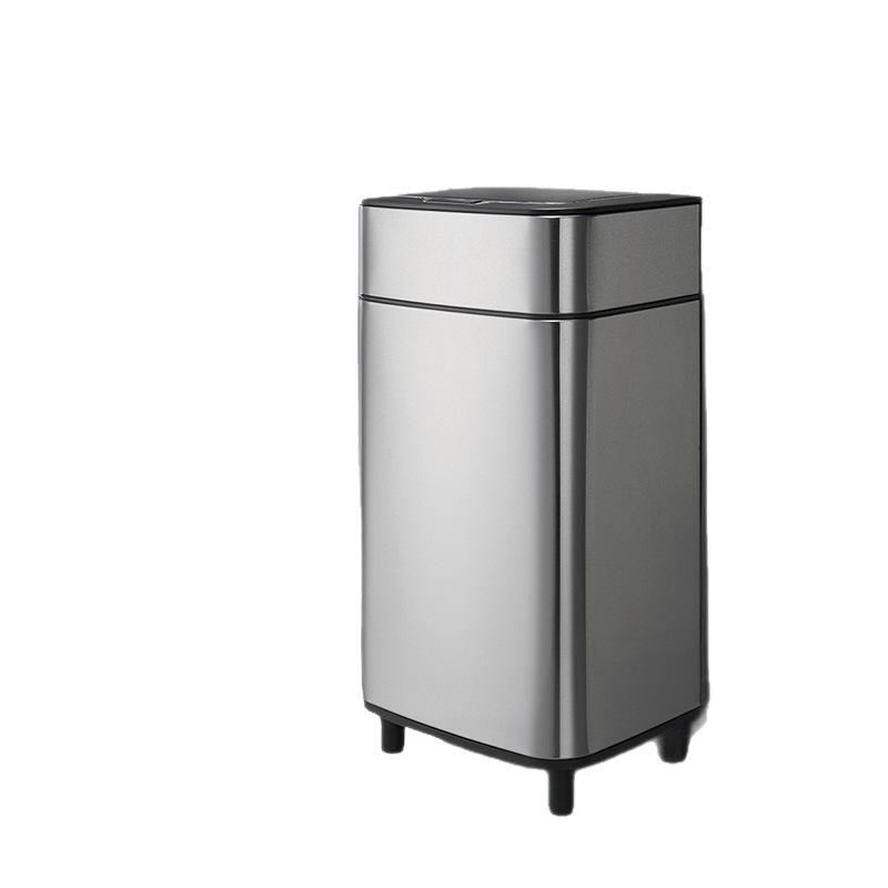 2025 High-End Light Luxury Smart Sensor Trash Can, Stainless Steel with Lid for Kitchen, Bedroom, or Living Room.