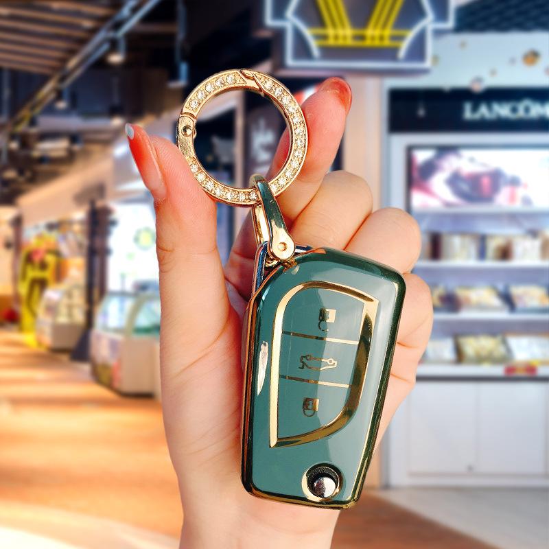 Toyota TPU Key Case for Corolla, Camry, Levin, Avalon, RAV4, C-HR, Highlander