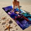 Moonlit Mystery Cora-line Beach Towel, Super Soft Microfiber, Gift for Her/Him, Birthday, for Pool, Beach, Travel, Home Decor Fan gifts