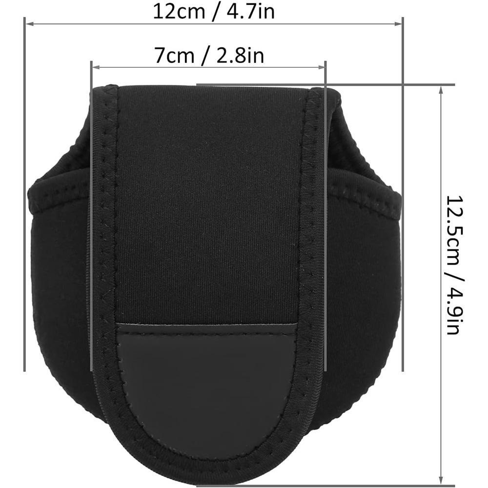 2Pcs Fishing Reel Bag Baitcasting Reel Cover Case Reel Protective Case Waterproof Baitcast Reel Protective Pouch